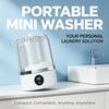 Mini-Waschmaschine, tragbar, für Unterwäsche und Socken, kabelloses automatisches Waschgerät