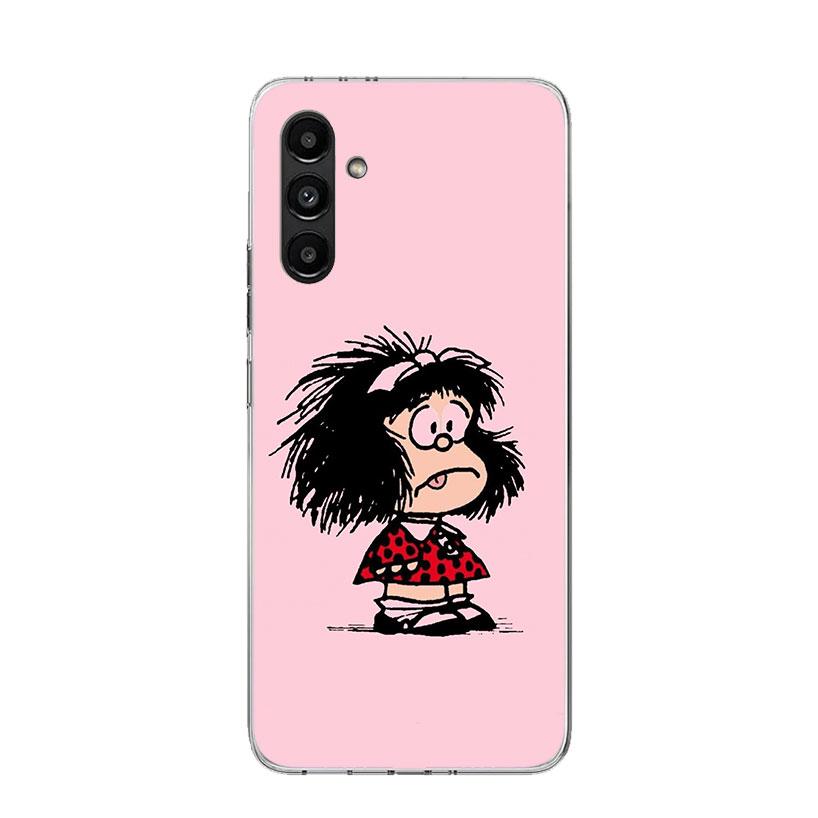 Cartoon Cute Mafalda Phone Case for Samsung Galaxy A17 A16 A15 A14 A13 A57 A56 A55 A54 A53 A37 A36 A35 A34 A33 A26 A25 A24 A23 G