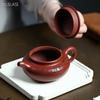 250m Chinese Yixing Purple Clay Teapot Handmade Dahongpao Beauty Pot Customized Home Filter Tea Infuser Tea Ceremony Accessories