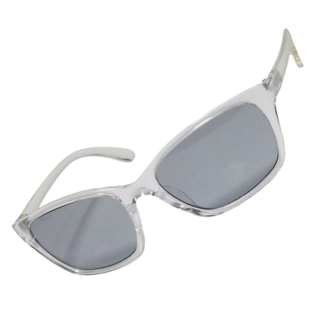 Clear x Light Smoke Fashion Glasses Stylish Eyeglasses for Men and Clear UV [Berkuto] (Non-prescription) Women, Square, Wellington, Lenses, Colored,