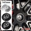 4PCS 147mm C-1028 17028 Car Styling Wheel Center Hub Caps Stickers Badge Emblem Decoration Decal For Mercedes benz A B R G Class