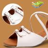 White Dance Shoes for Women Low Heel Ballroom Dance Shoes Salsa Latin Practice Dancing Shoes Girls Salsa Cuban Heels