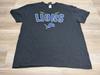 Detroit Lions NFL Team Apparel T Shirt Black Size XL Black Football Short Sleeve