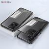 Tempered Glass Phone Case For Redmi Note 12 Turbo Aluminium Alloy Bumper Cover For Redmi Note 12 Pro Plus Slim Shockproof Cover