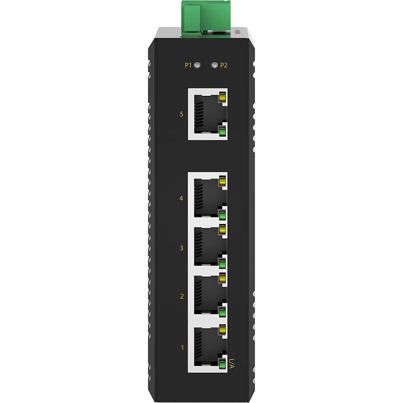 

MoweStar ES205 5-Port 100M Industrial Ethernet Switch with Redundant Dual DC Power