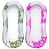 Flower Pattern Inflatable Lounger Portable Floating Bed Foldable Water Chair Wholesale