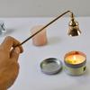 Candle Extinguisher Elegant Bell Shaped Wick Cover Metal Candle Stopper Rust-proof Extinguishing Tool with Short And Long Length Options