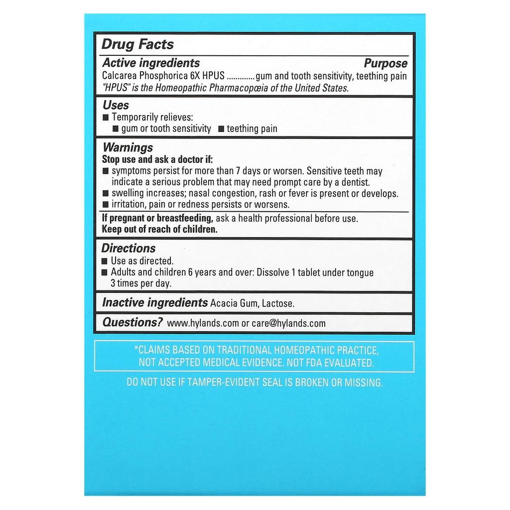 Hyland'S Naturals, Cell Salts #2, Phosphate 6X, Fast Dissolve Single Tablets, 100 Tablets