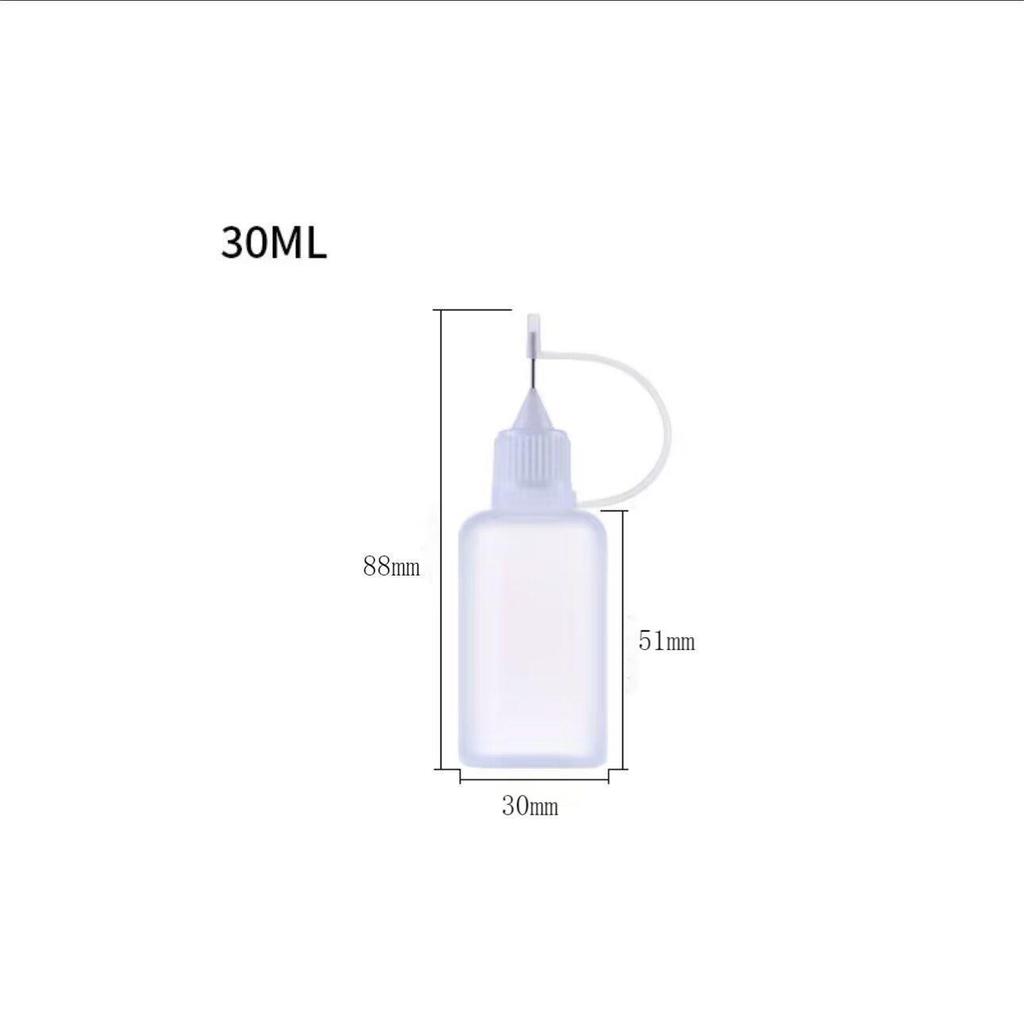Semi-Transparent Black Needle Tip Oiler, Light-Proof 30ml Glue Dispensing Bottle