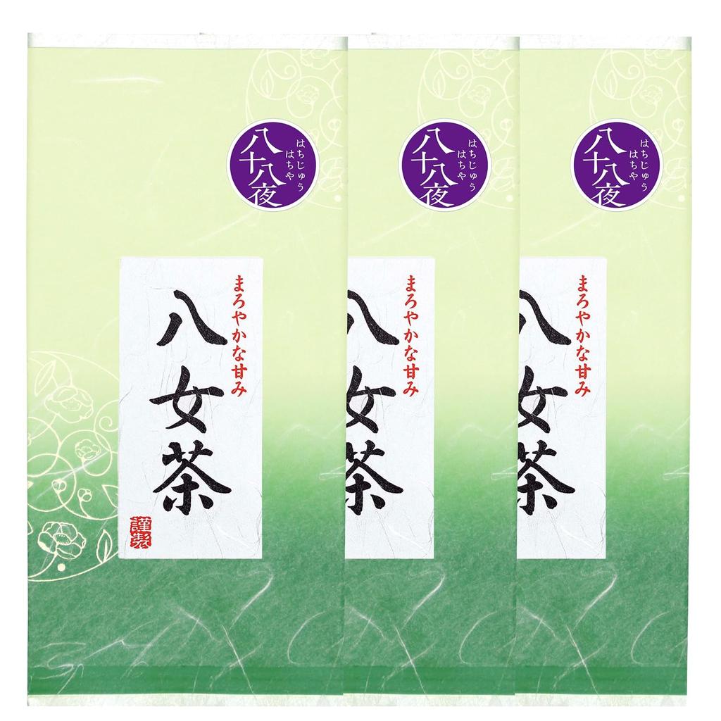 Yame Tea Fukuoka Prefecture Deep Steamed Sencha Green First Harvest 100 Flush Special Premium 100g 88th Night (3 bags)