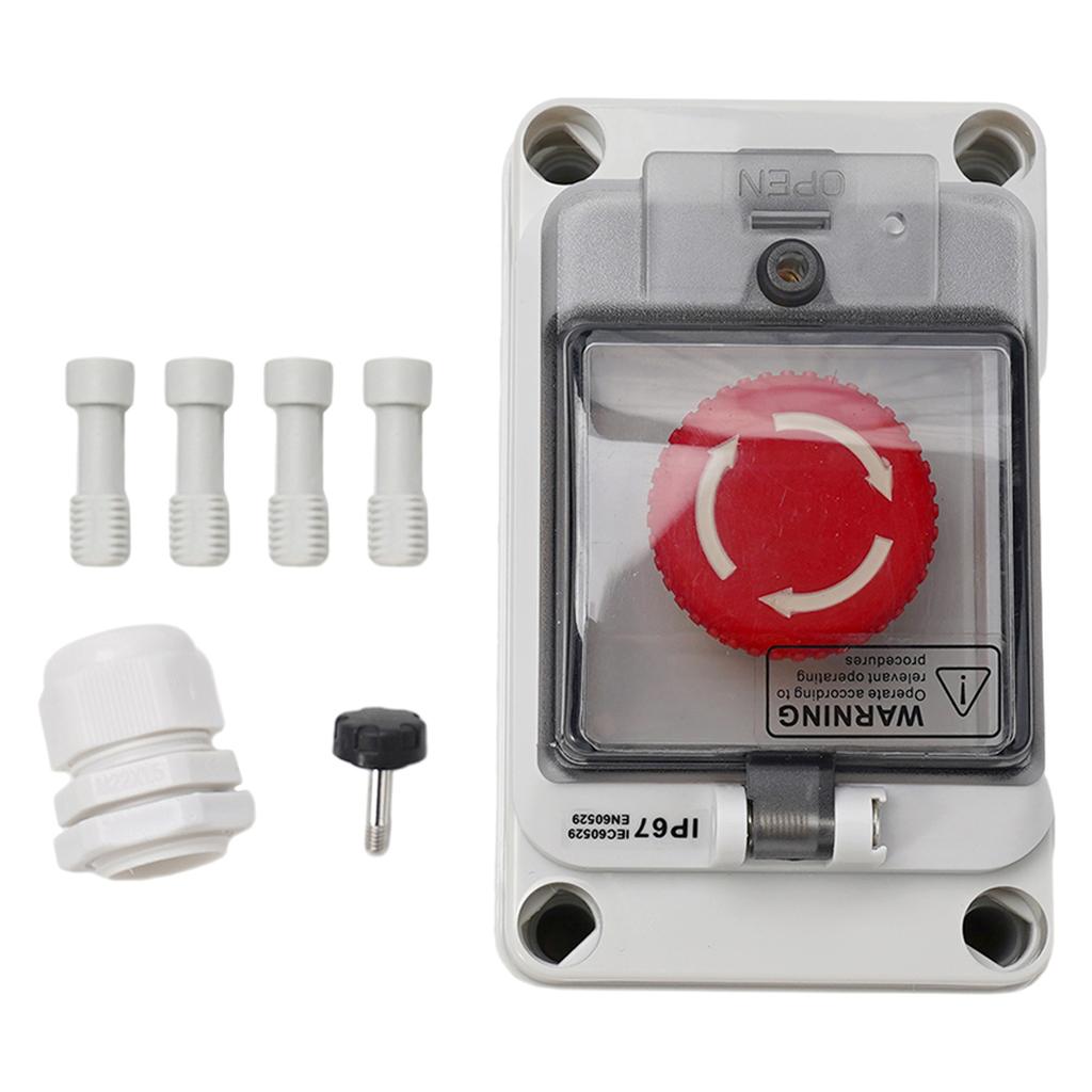 High Quality Particular Useful Brand New Duable Button Box E-Stop Estop IP66 Push Switches Waterproof With Box