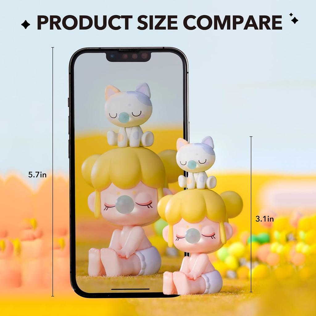 Rolife Blind Box BabyNanci Seatmates Series, 1PC Cute Blind Box Action Figure, Popular Collectible Toy Creative Kits for Birthday Gifts/Christmas