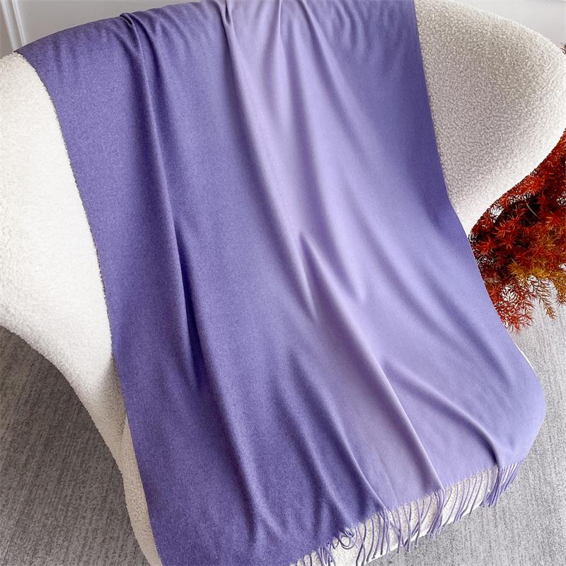 New 40 Color Winter Scarf for Women Long Warm Cashmere Scarves Hijab Solid Lady Shawl Wrap Pashmina Bandana Stoles 70X190Cm
