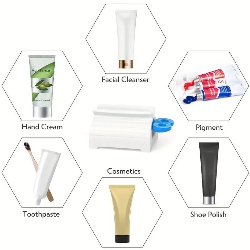 1-50PCS Toothpaste Squeezer with Colorful Nozzle Dishwasher Safe Manual Squeeze Tool for Bathroom Hygiene Toothpaste Roller