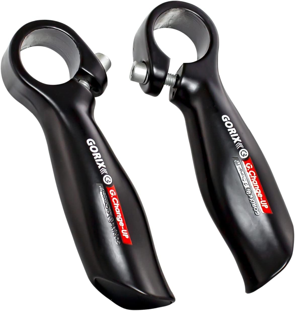 

GORIX GX-Change-UP Алюминиевые велосипедные рога [Эргономичный дизайн, Легкий вес] Стильные для кроссовых велосипедов, горных велосипедов и других (Матовый черный)