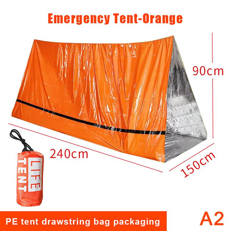 2-Person Emergency Tent - Waterproof & Windproof Survival Shelter for Camping, Hiking & Outdoor Adventures