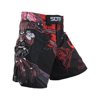 SOTF MMA Black Samurai Fighting Breathable Fitness Tisk mma Šortky Tiger Muay Thai kickbox Fight Šortky Boxerské oblečení mma