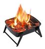 Captain Stag BBQ Stove, Grill, Oven, Fire Pit, BBQ Smoke Oven Grill, Mini, with Lid, Black, UG-61