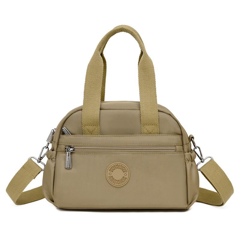 

Женская многослойная сумка из нейлона, на плечо, кроссбоди, сумка для мамы хаки