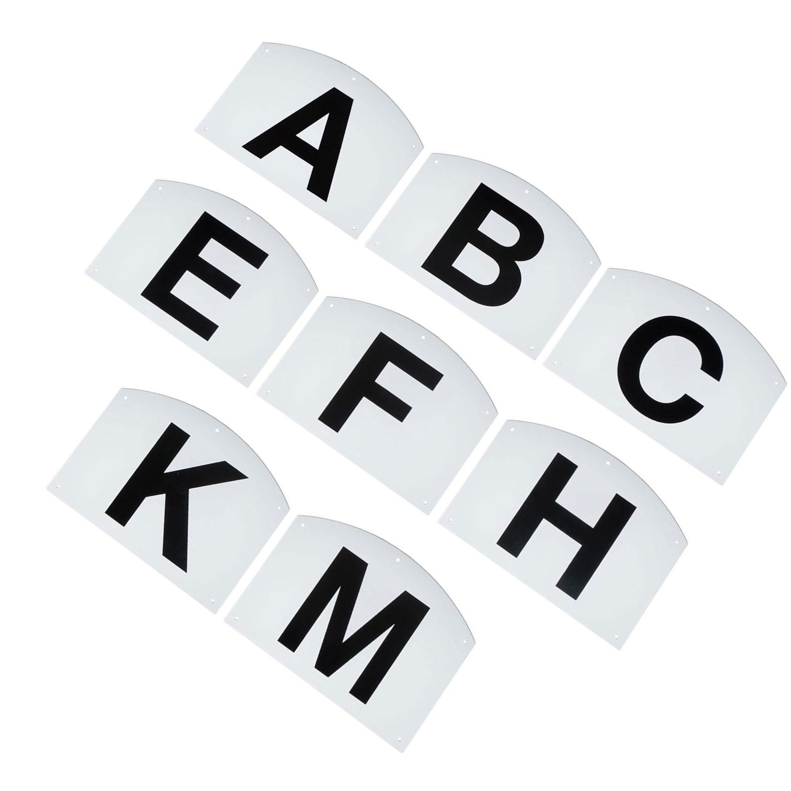 

Арена Дресажні Літери для Кінних Спортсменів та Заходів Включає Літери Настінне Кріплення Дресажні Літери Маркери Арени A