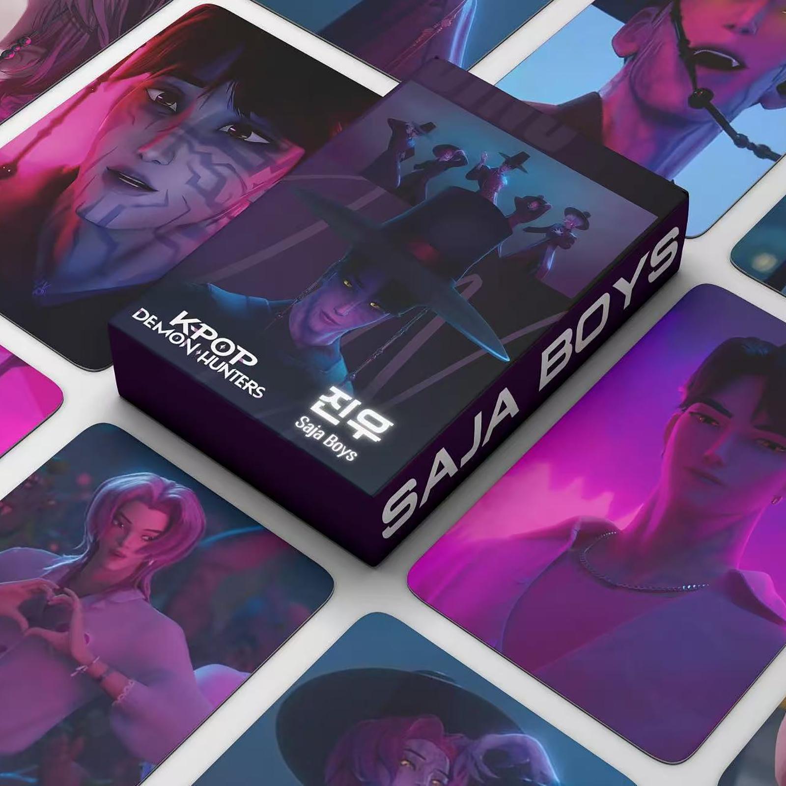 

Набор из 55 коллекционных карточек с мультяшными фотографиями в стиле аниме, сувенир One Size