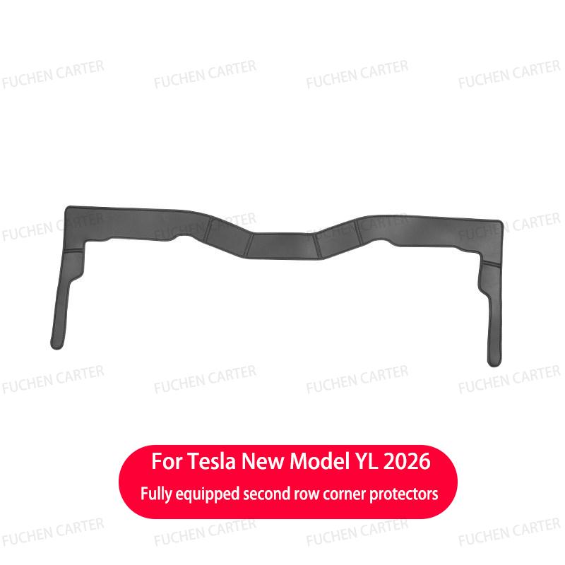For Tesla ModelYL2026 LeatherTrunk Mat Full Coverage Waterproof Non-Slip Seat Backrest Protective Pad Cargo Liner Anti Dirty Mat