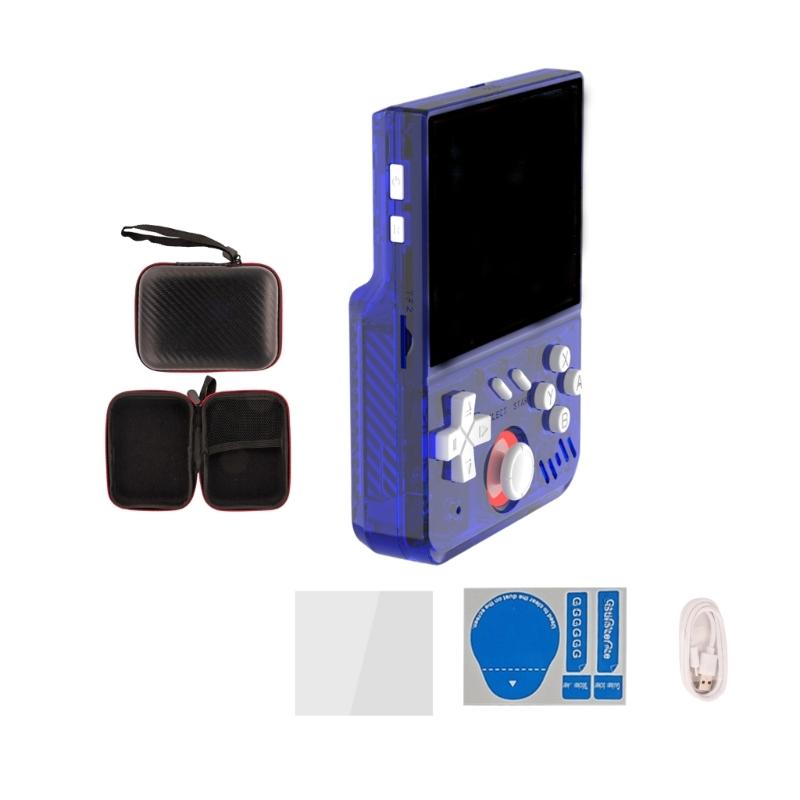 Portable Retro Gaming Console 64GB Build In Open Source System Compact Design High Resolution Screen For Game Experience