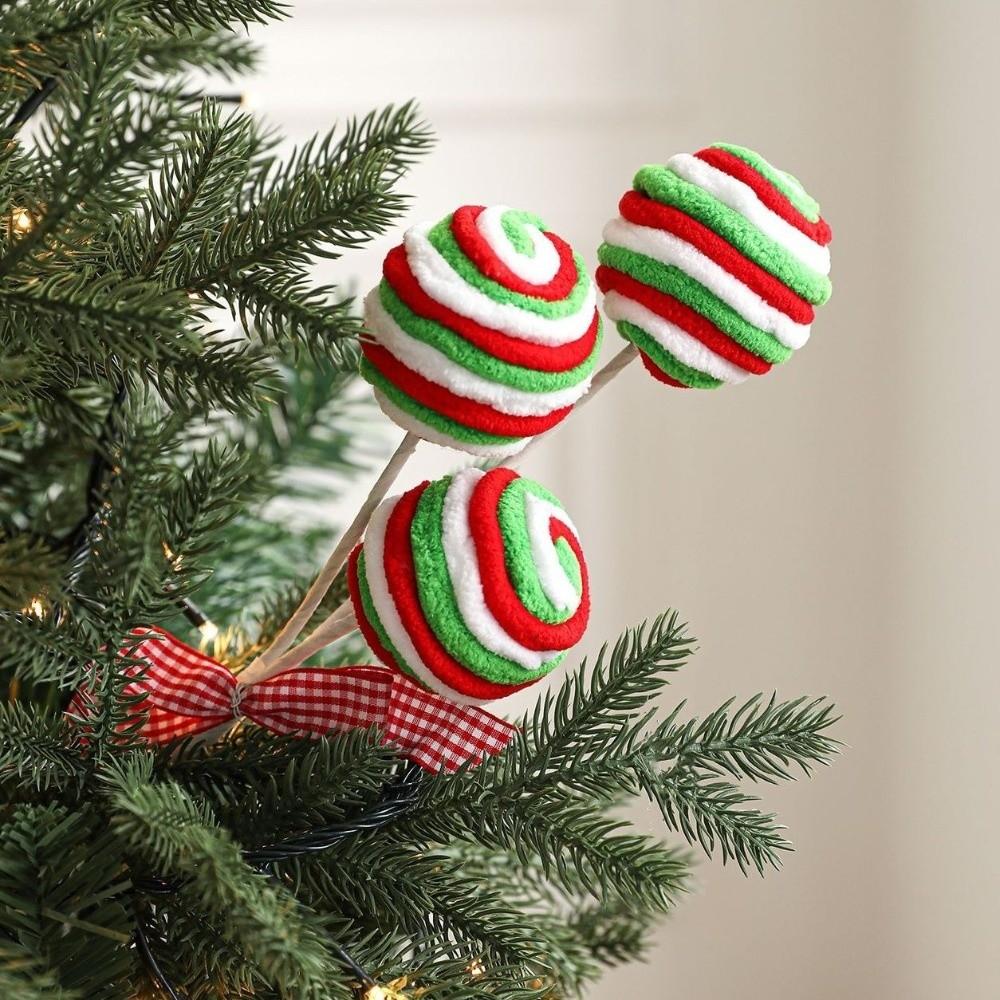 Lollipop Christmas Foam Candy Decorations Simulated Flower Arrangement Xmas Tree Decorations Christmas Tree Cuttings Decoration