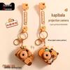 Creative Capybara Projector Camera Keychain Pendant - Toy Doll Bag Charm Gift
