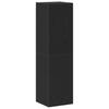 Wall Mounted TV Cabinet Black Oak Effect 30.5 x 30 x 110 cm