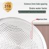 UOSO Stainless Steel Food Strainer & Drain Basket