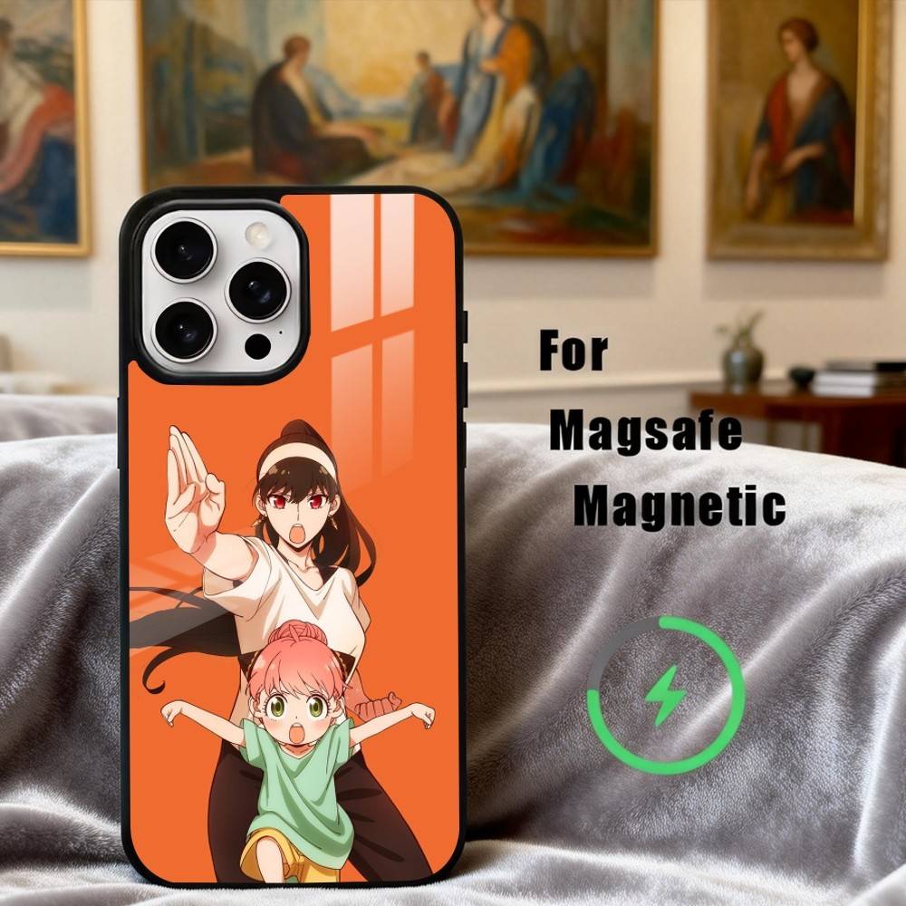 S-Spy X F-Family-Y A-Anime  Phone Case For iPhone 17,16,15,14,13,12,Plus,Pro,Max for Magsafe Magnetic Wireless Charging