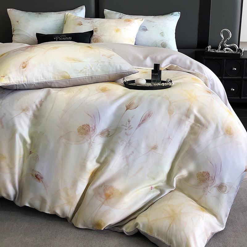 New  Luxury 100% Tencel Bedding Sets - High - Density, High - Count for 1.5m/1.8m/2.0m Beds