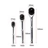 Sale 1/4'' Drive 24-tooth Full Polish Ratchet Set Premium Chrome Vanadium Steel Construction Plated Finish