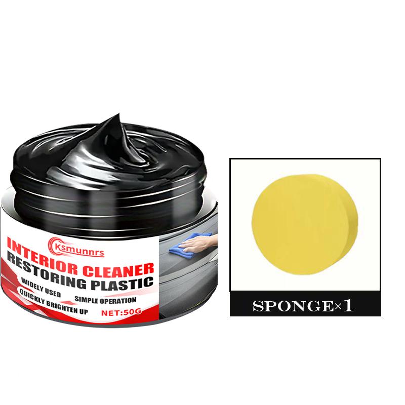 

NEWUniversal Leather Seat Polish - Multi-Purpose Car Interior Maintenance Cream for Upholstery & Plastic Restoration, Abs Plas