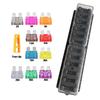 Seliwirkt 12 Way Fuse Box Holder, Car Circuit Fuse Box Holder, Standard Fuse
