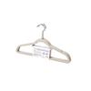 Garge Non-Slip, Shape-Retaining Velvet Hangers, 45cm Wide, Set of 5 (K-2989) for Suits, Clothes, and Other Clothing