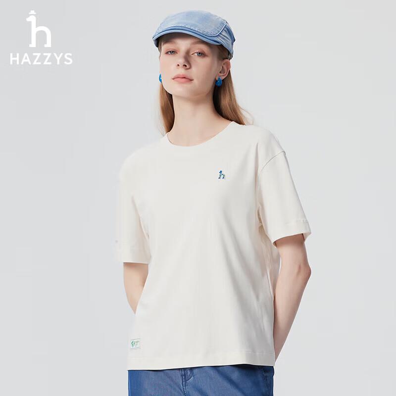 HAZZYS Women s Drop Shoulder Short Sleeve T-Shirt 40