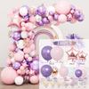 Purple Butterfly Balloons Garland Arch Kit Latex Ballon Birthday Party Decor Kids Adult Wedding Baloon Baby Shower Decor Ballon