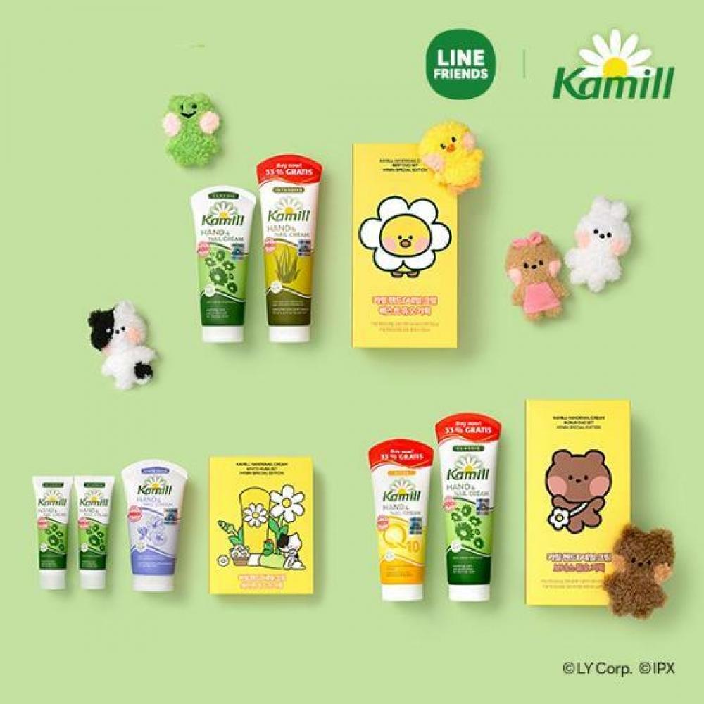 

Camille [LINE FRIENDS MINNIE SPECIAL EDITION] Крем для рук и ногтей Camille 3 типа на выбор 1 брелок для ключей Minnie Pouch в подарок