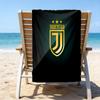 1 szt. Ręcznik plażowy Juventus, Sprzęt plażowy i nadmorski basenowy, Modny wzór, Prostokątny, Niezbędny w podróży