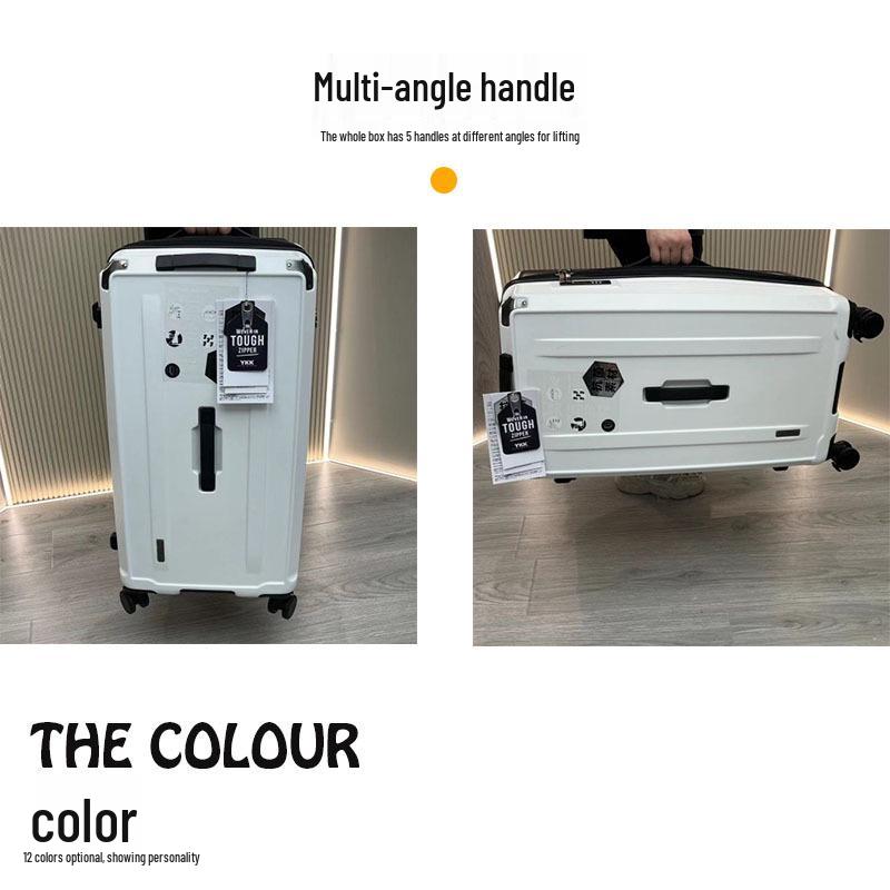 Antibacterial Extra Large Capacity 5-Wheel Trolley with Combination Lock for Check-in and Carry-on