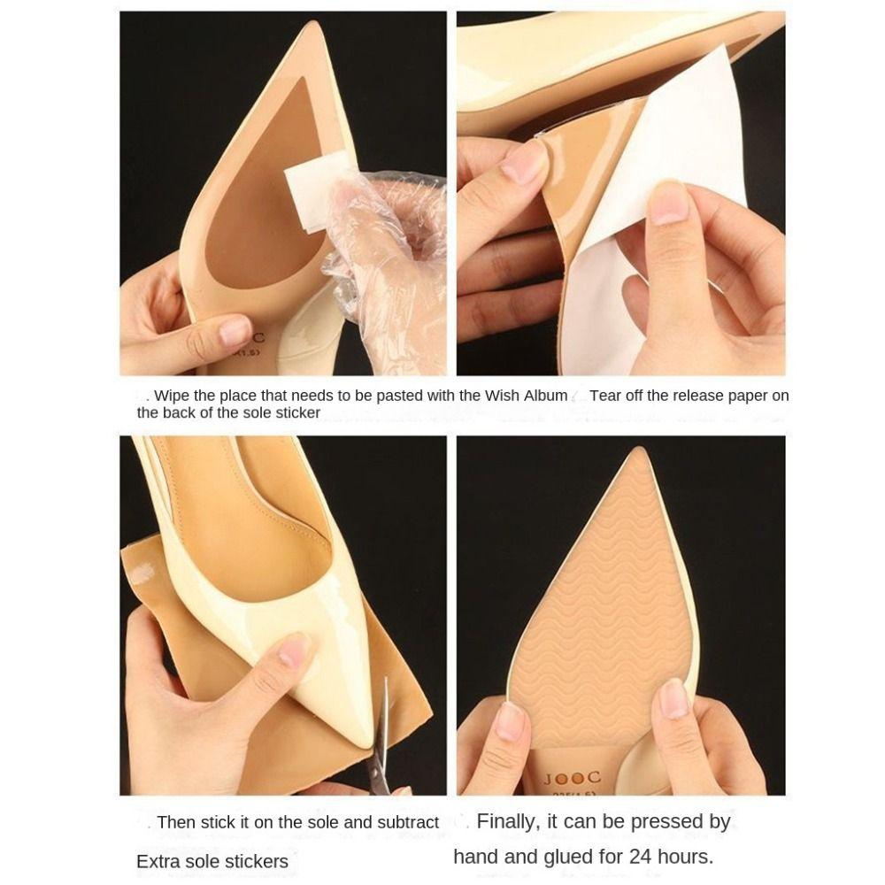 Self-adhesive Shoe Soles Anti-slip Stickers Anti-slip Sole Protection Stickers Foot Non-slip Pads
