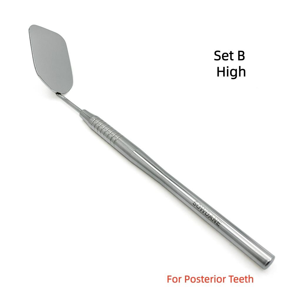 Stainless Steel Double Faces Dental Photography Mirror Anterior and Posterior Dentistry Odontologia Orthodontic Oral Care Autoclavable.