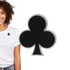 Kreative Poker-Ikone Brosche Mode Kleines Abzeichen Pik-Schnalle Anstecknadel Kragen-Schmuck Europa Amerika Spielkarten Anstecknadel