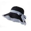 New Striped Bow Hat, Sunshade and Sunscreen Hat, Outdoor Sports Cycling Hat, Summer Adjustable Student Hat, Breathable