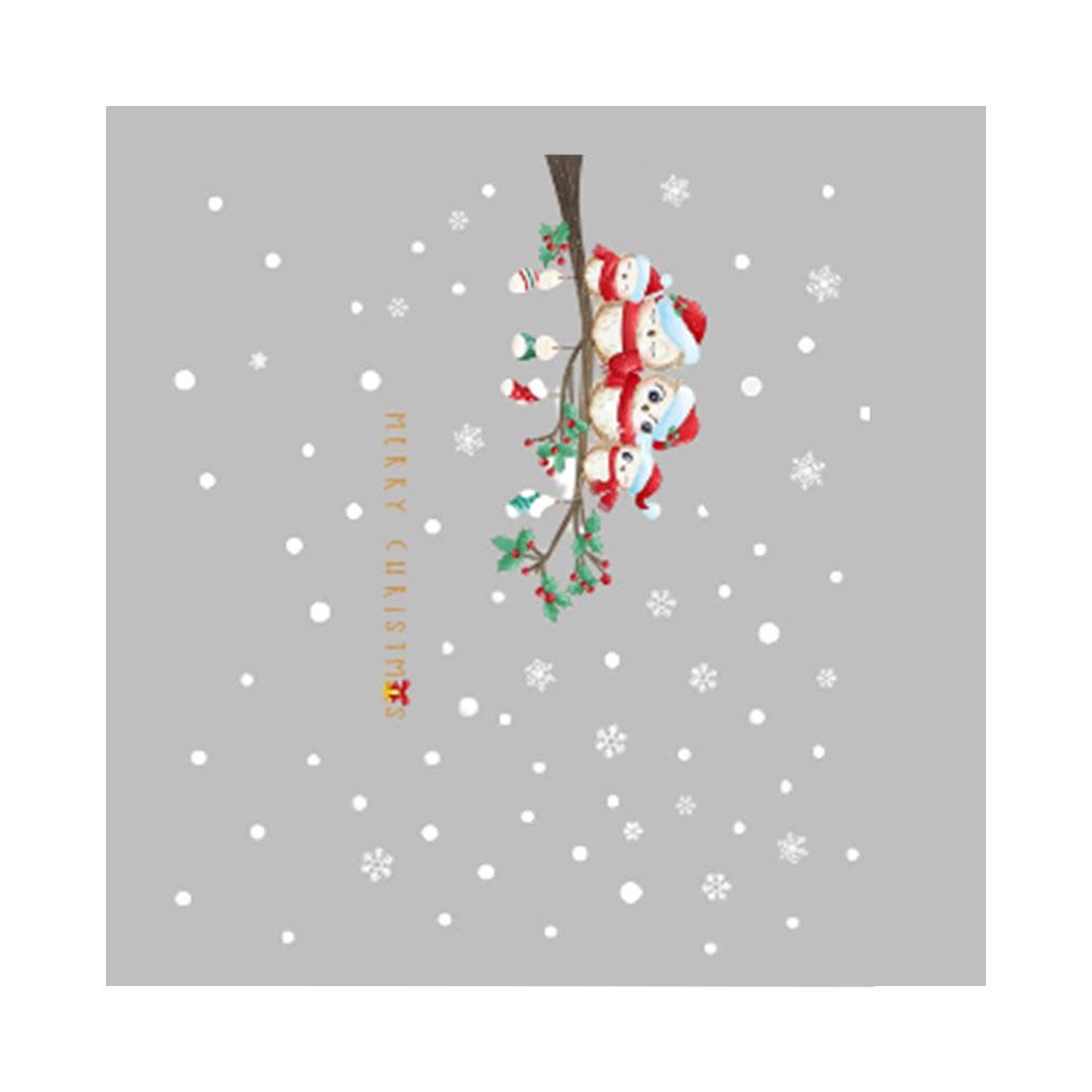 

Рождественские наклейки на окна с птицами, антистатические ветки, самоклеящиеся наклейки на стены, зеркала, стекла, новогодние сувениры type 1