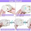 Hand Pressed Mooncake Mold Flower Shape DIY Baking Tool for Snow Skin Mung Bean Cake Making Kitchen Pastry Supplies