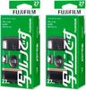 Set mit 2 Fujifilm Fujicolor Einweg-Standardkameras Simple 27 Aufnahmen, Neues Modell 2025, "Utsurundesu"-Typ, Ace, (2er-Pack),