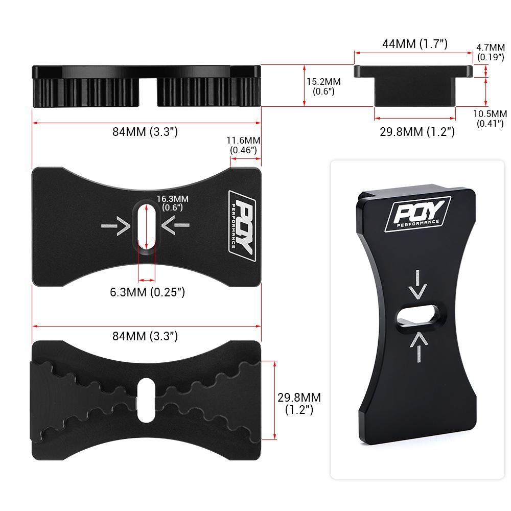 PQY Aluminum Engine Cam Gear Lock  / Timing Belt Install Tool For Mitsubishi Lancer 4G63 Dodge Kia